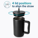 Insulated Tumbler Double-Wall Stainless Steel 1.2L