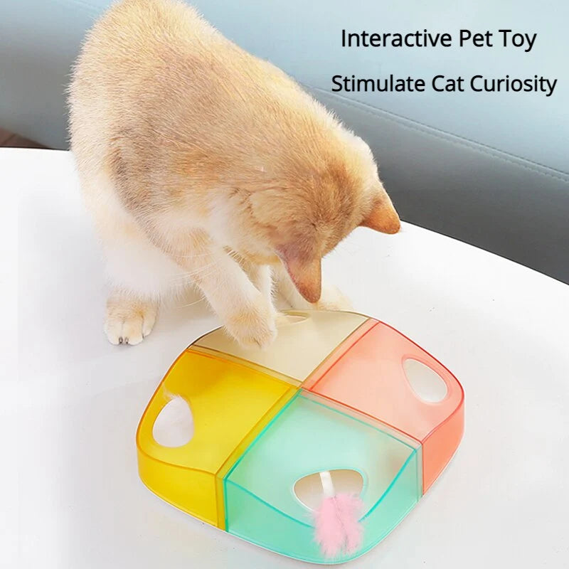 Interactive Cat Toy Rechargeable Type-C Battery Powered