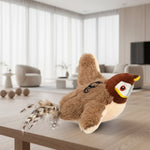 Interactive Plush Cat Toy Realistic Movement & USB Rechargeable