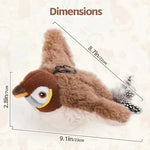 Interactive Plush Cat Toy Realistic Movement & USB Rechargeable