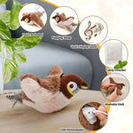 Interactive Plush Cat Toy Realistic Movement & USB Rechargeable