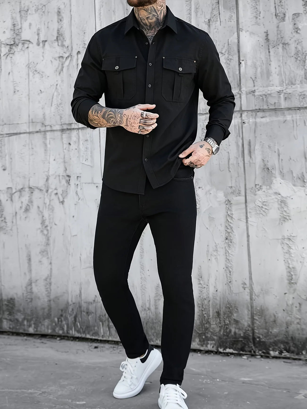 Jacket Lightweight Button-Up Plaid Lining