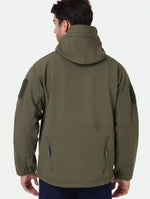 Jacket & Pants Set Waterproof Windproof Fleece-Lined
