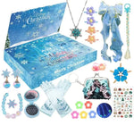 Jewelry Advent Calendar 24-Piece Jewelry & Hair Clip Set