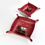 Jewelry & Key Tray PU Leather Foldable Travel Organizer