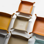 Jewelry & Key Tray PU Leather Foldable Travel Organizer