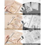Jewelry Organizer Multi-Compartment & Anti-Tangle PU Leather
