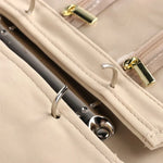 Jewelry Organizer Multi-Compartment & Anti-Tangle PU Leather