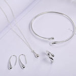Jewelry Set Coordinated Four-Piece Alloy