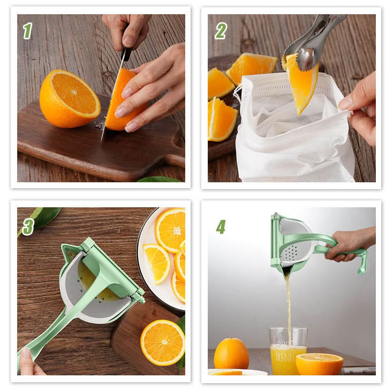 Juicer Slow Cold-Press Extraction Dishwasher-Safe Parts
