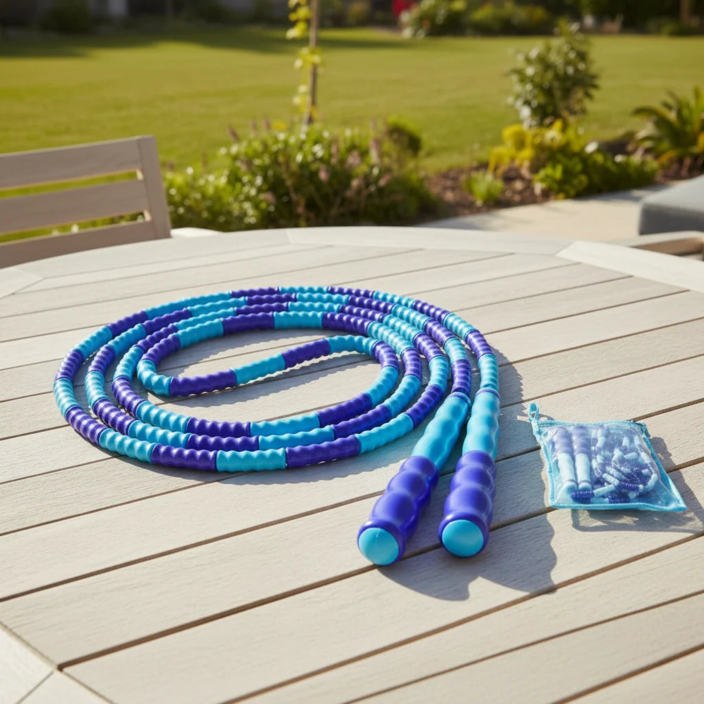 Jump Rope Adjustable Beaded Tangle-Free