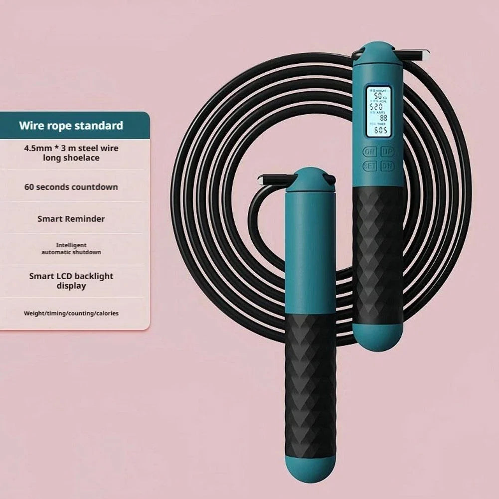 Jump Rope Cordless Weighted Balls & Digital Counter
