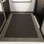 Jute Doormat Non-Slip Backing Contrasting Woven Border
