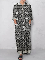 Kaftan Robe Long Sleeve Moisture-Wicking Odor Control