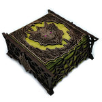 Keepsake Box Wooden Laser-Cut Fantasy Design for Gaming Collectibles