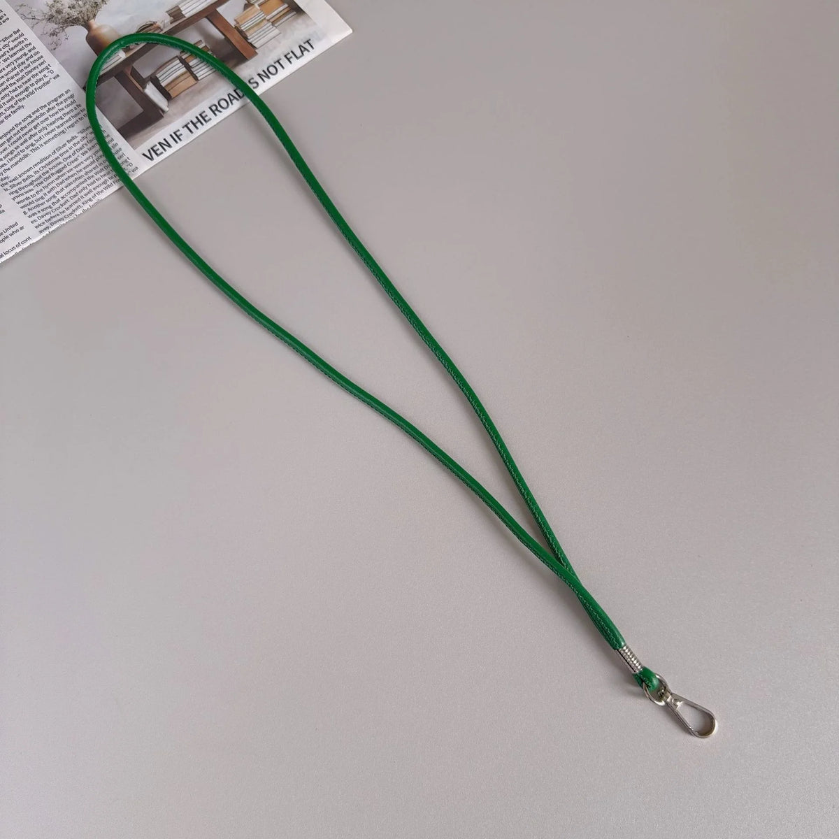 Key Holder Strap Leather Metal Clasp Lightweight