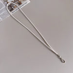 Key Holder Strap Leather Metal Clasp Lightweight