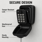 Key Safe Weather-Resistant Metal Adjustable Combination Lock