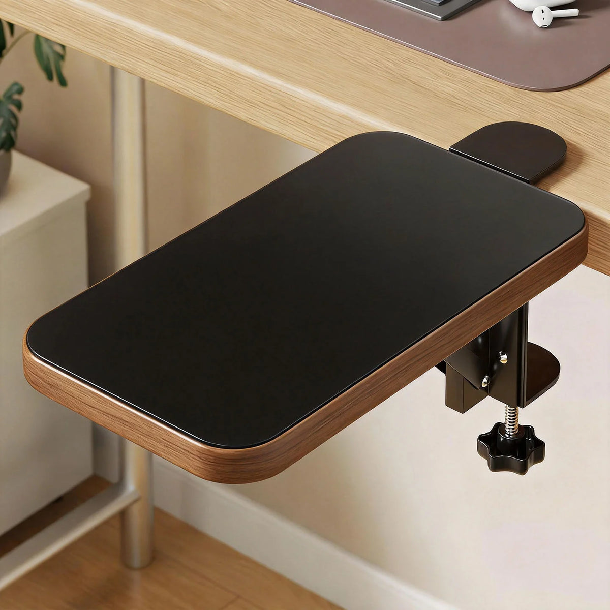 Keyboard Tray Under-Desk Sliding Clamp-On Mount