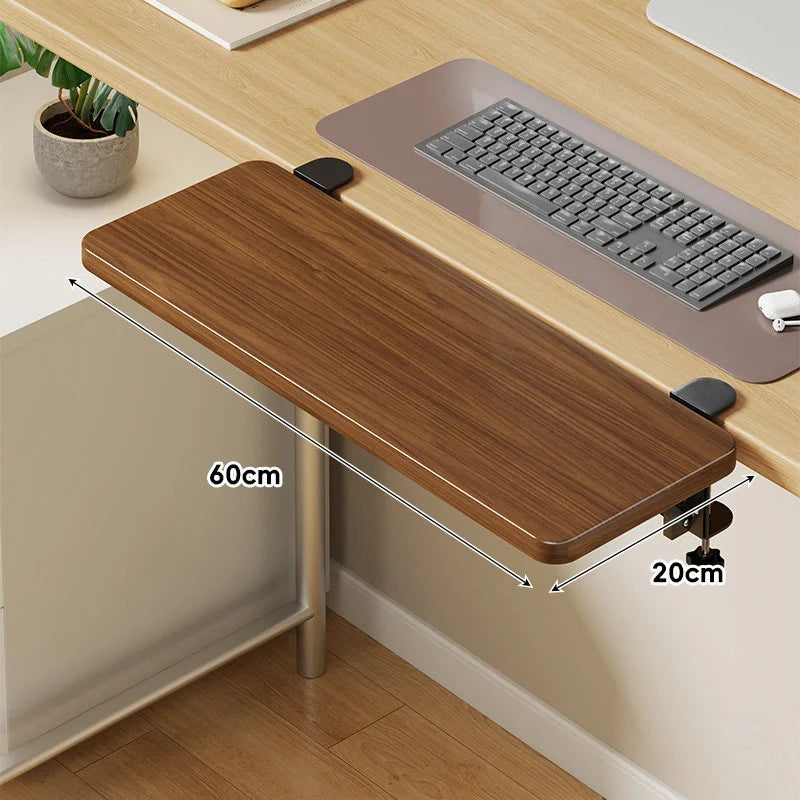 Keyboard Tray Under-Desk Sliding Clamp-On Mount