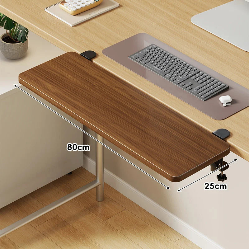 Keyboard Tray Under-Desk Sliding Clamp-On Mount