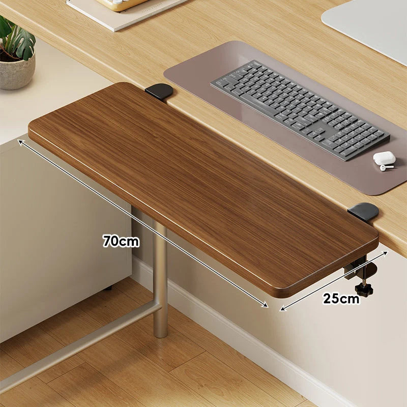Keyboard Tray Under-Desk Sliding Clamp-On Mount