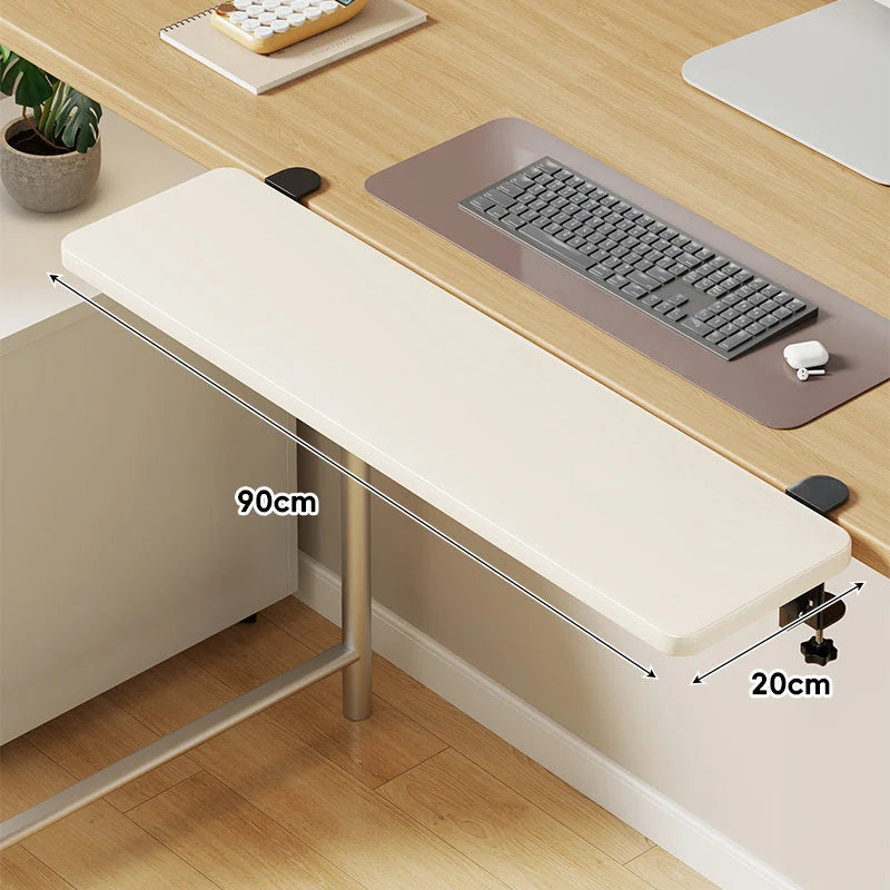 Keyboard Tray Under-Desk Sliding Clamp-On Mount