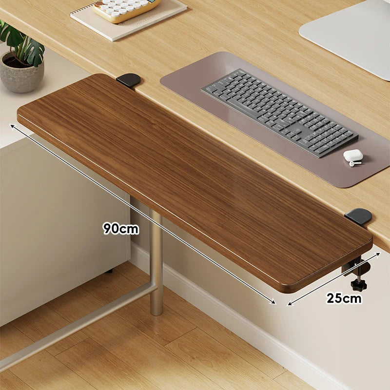 Keyboard Tray Under-Desk Sliding Clamp-On Mount