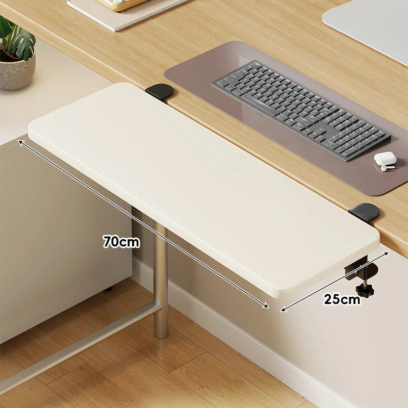 Keyboard Tray Under-Desk Sliding Clamp-On Mount