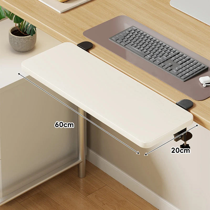 Keyboard Tray Under-Desk Sliding Clamp-On Mount