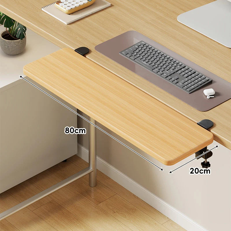 Keyboard Tray Under-Desk Sliding Clamp-On Mount