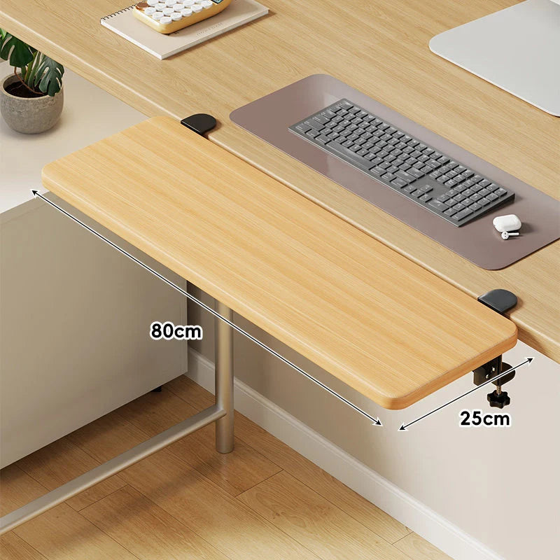 Keyboard Tray Under-Desk Sliding Clamp-On Mount