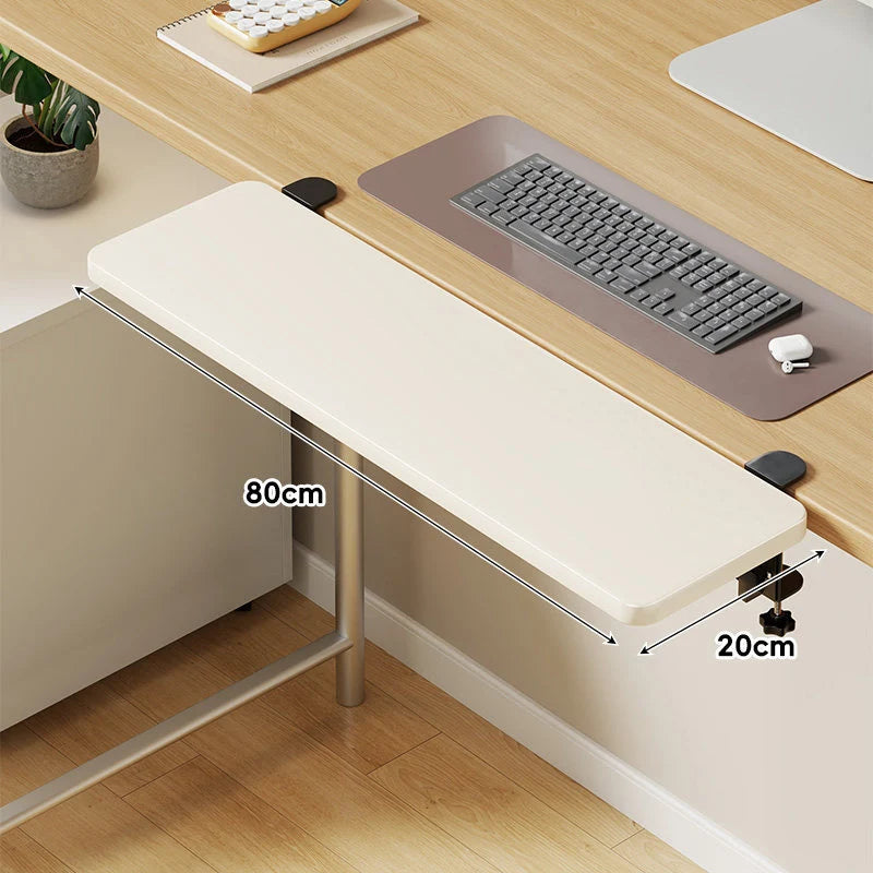 Keyboard Tray Under-Desk Sliding Clamp-On Mount