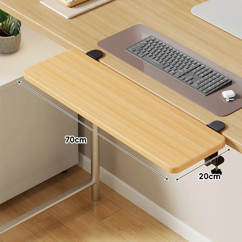 Keyboard Tray Under-Desk Sliding Clamp-On Mount