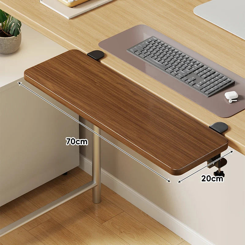 Keyboard Tray Under-Desk Sliding Clamp-On Mount