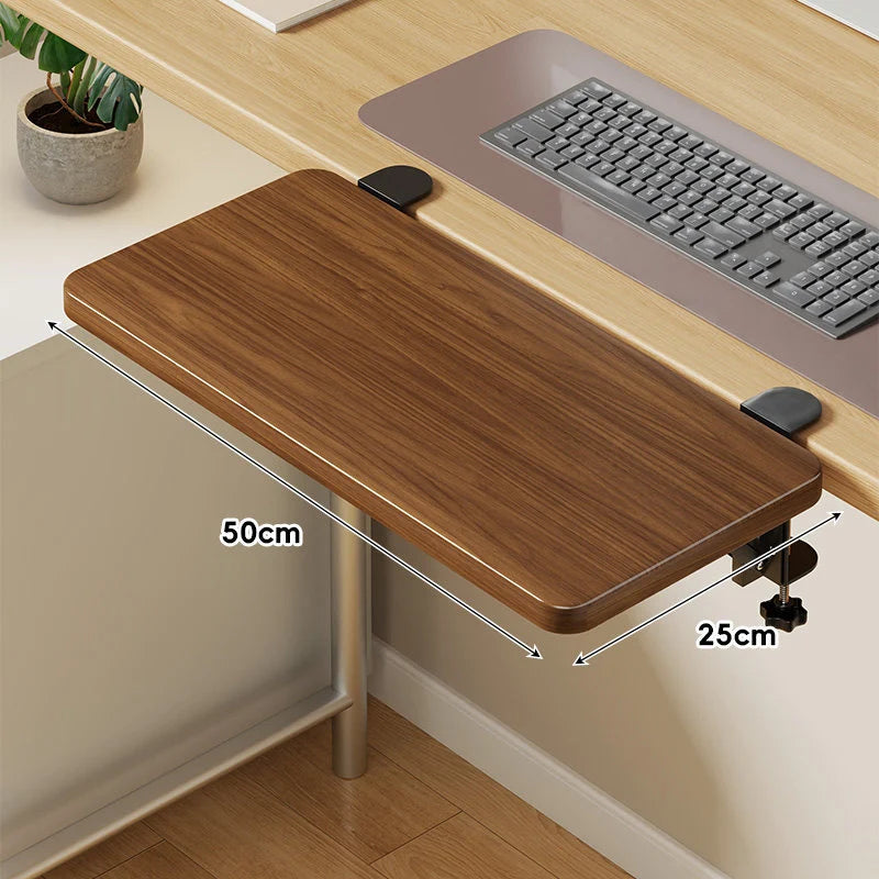 Keyboard Tray Under-Desk Sliding Clamp-On Mount