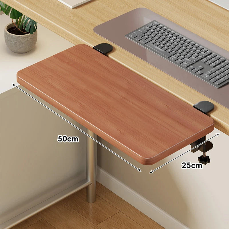Keyboard Tray Under-Desk Sliding Clamp-On Mount
