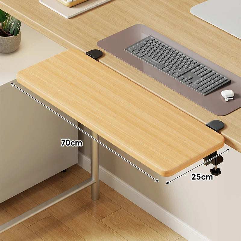Keyboard Tray Under-Desk Sliding Clamp-On Mount