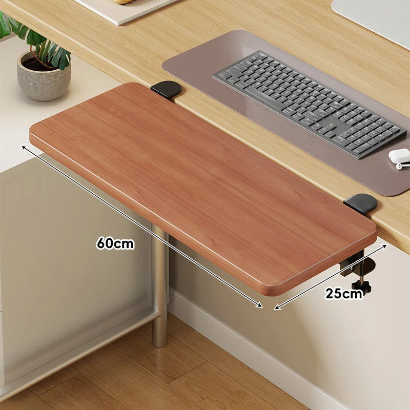 Keyboard Tray Under-Desk Sliding Clamp-On Mount