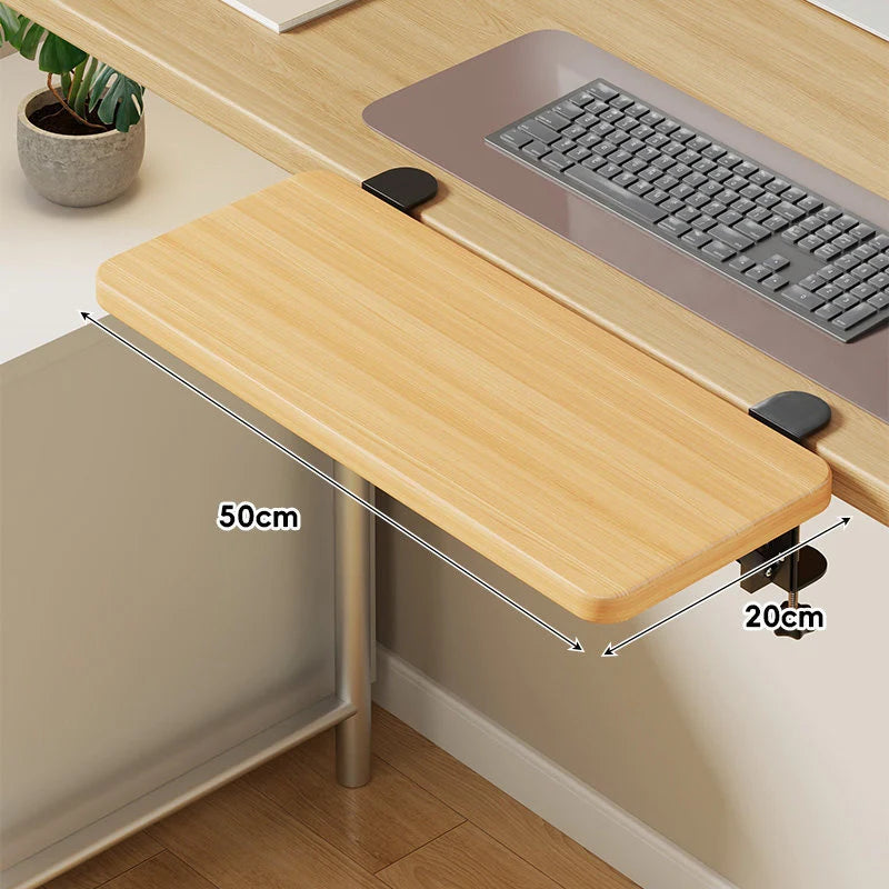 Keyboard Tray Under-Desk Sliding Clamp-On Mount