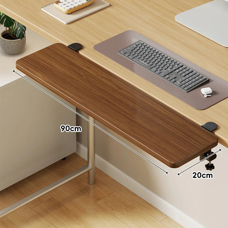 Keyboard Tray Under-Desk Sliding Clamp-On Mount