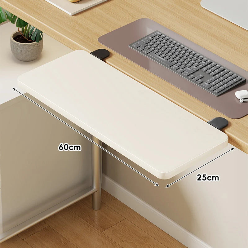 Keyboard Tray Under-Desk Sliding Clamp-On Mount