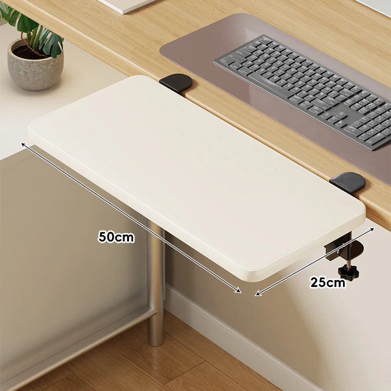 Keyboard Tray Under-Desk Sliding Clamp-On Mount