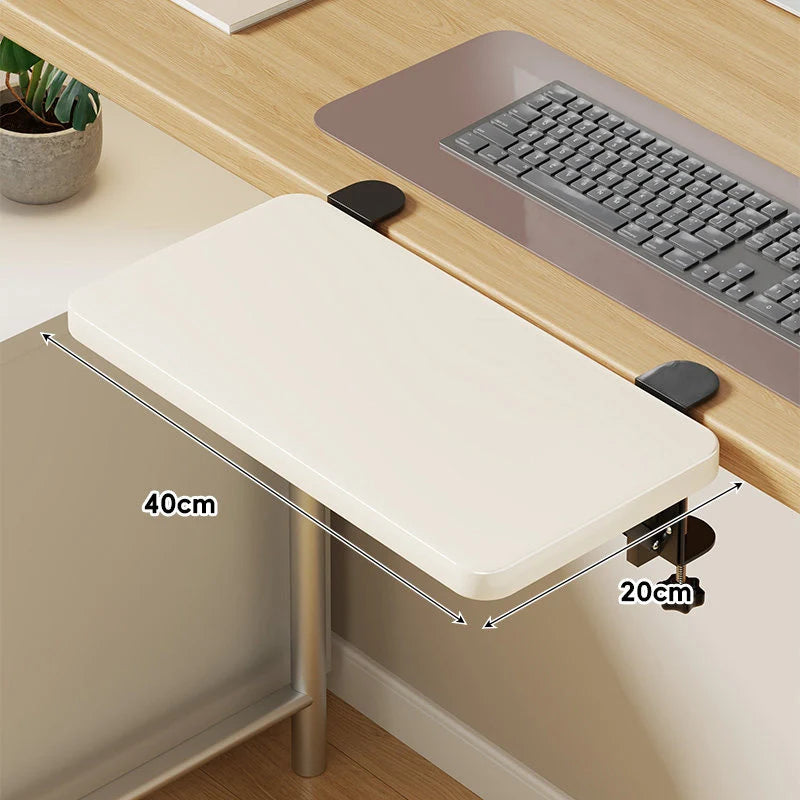 Keyboard Tray Under-Desk Sliding Clamp-On Mount
