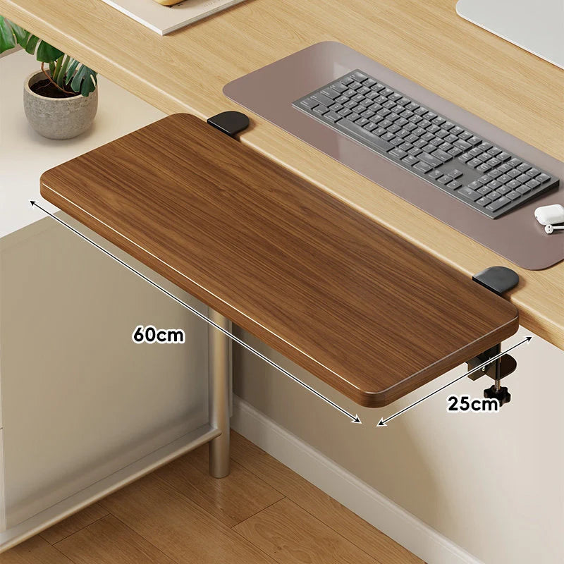 Keyboard Tray Under-Desk Sliding Clamp-On Mount