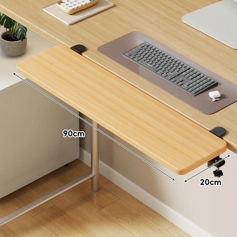 Keyboard Tray Under-Desk Sliding Clamp-On Mount