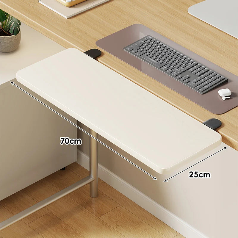 Keyboard Tray Under-Desk Sliding Clamp-On Mount