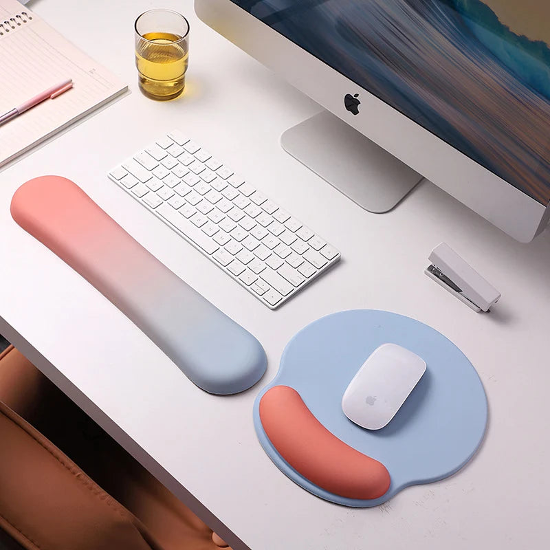 Keyboard Wrist Rest Gel Cushion Contoured Non-Slip Base