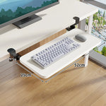 Keyboard and Mouse Tray Sliding Clamp-On Desk Mount