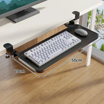 Keyboard and Mouse Tray Sliding Clamp-On Desk Mount